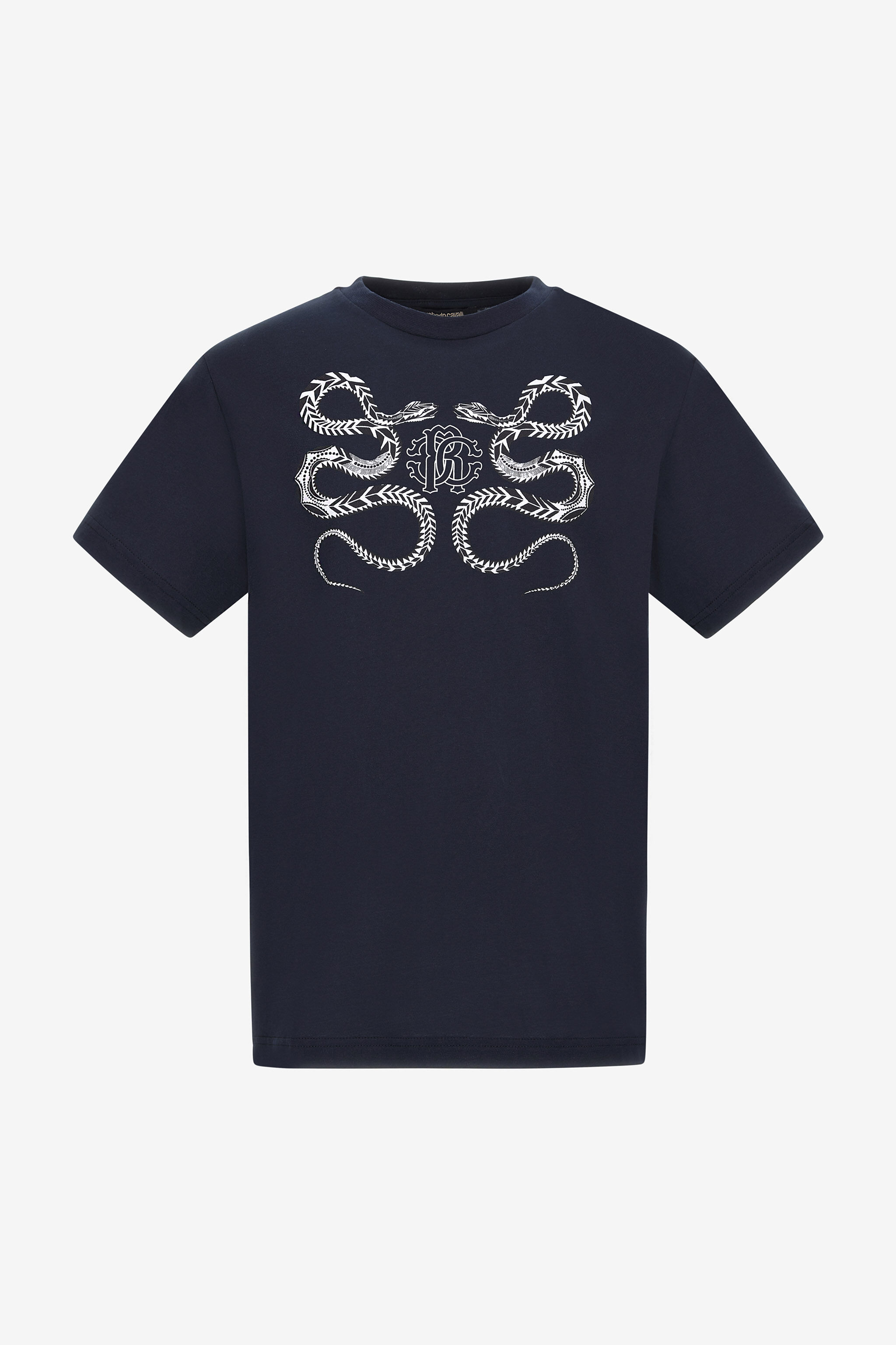 RC T-shirt con stampa Serpenti Blu scuro NOT60O-JD060