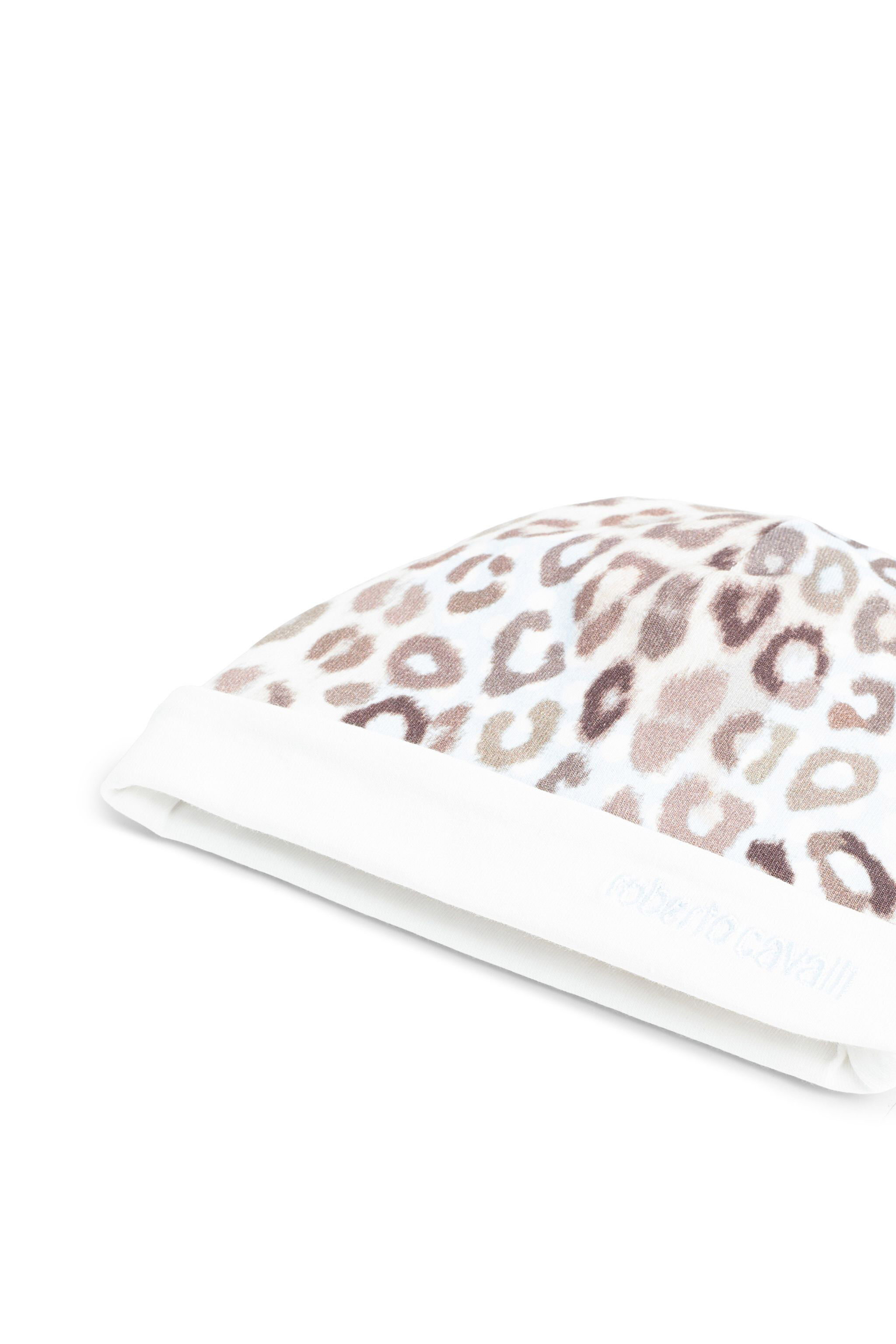 JU White and Jaguar print romper set LIGHTBLU/BEIGE/BROWN JJT853-JMR82