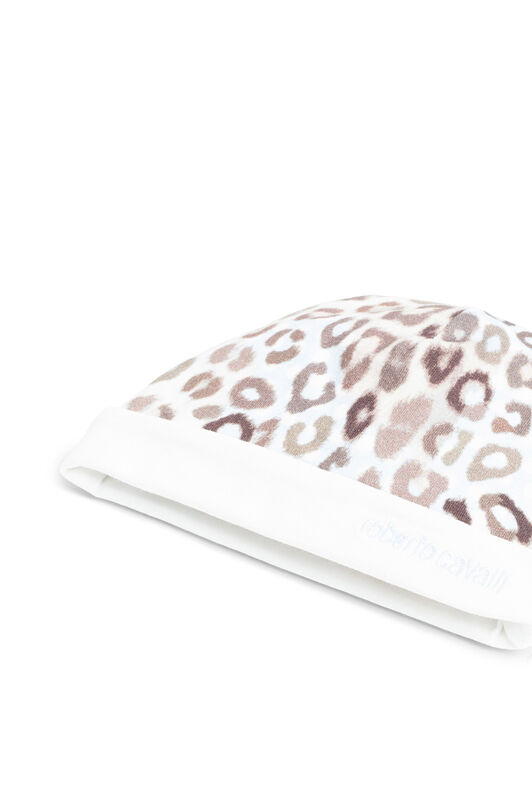JU White and Jaguar print romper set JU White and Jaguar print romper set LIGHTBLU/BEIGE/BROWN JJT853-JMR82