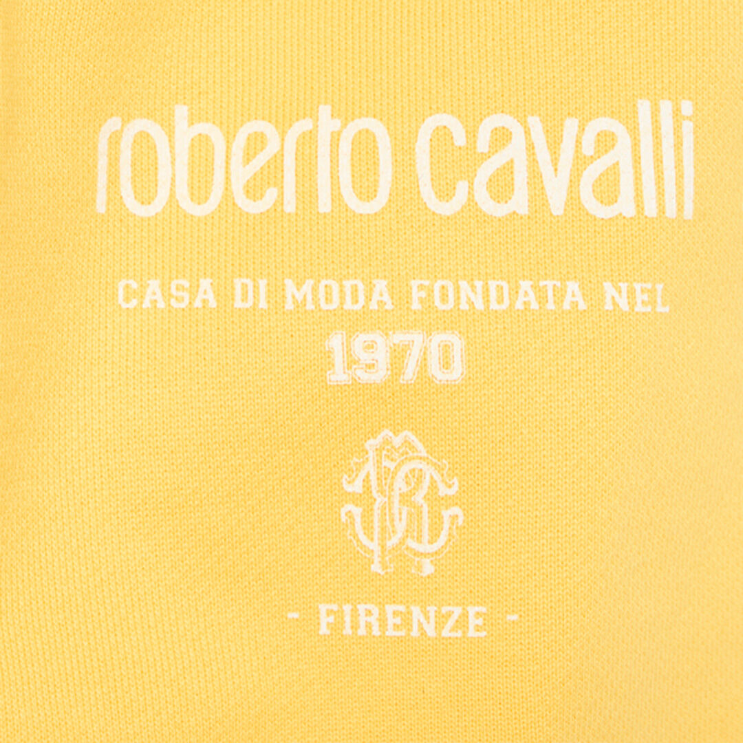 JU Yellow Track Pants with Logo Print YELLOW VJT20H-CF050
