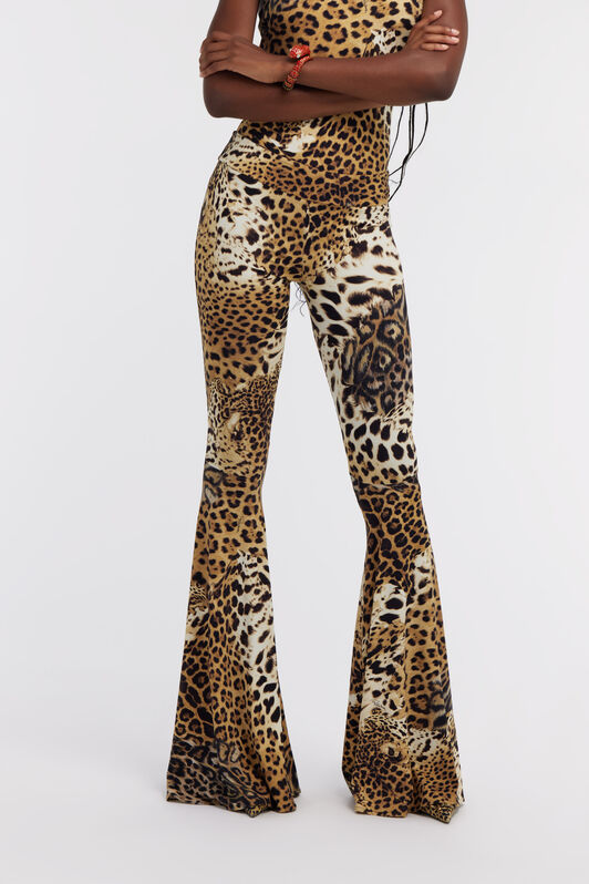 RC Jaguar Skin print trousers Light Brown SKT204-LNG34