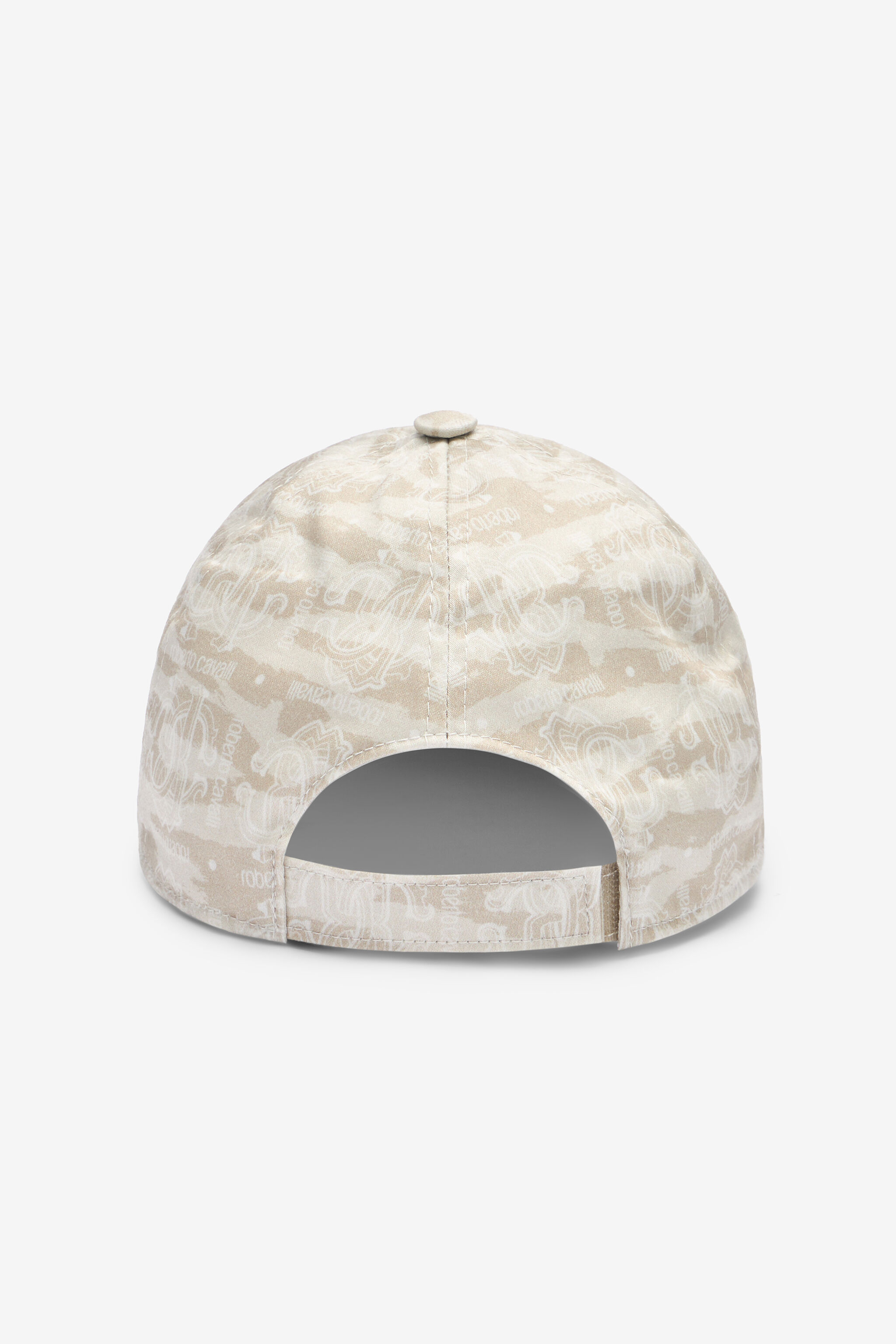 JU Cappellino Da Baseball Con Monogram E Logo Avorio UJZ00B-6SO44