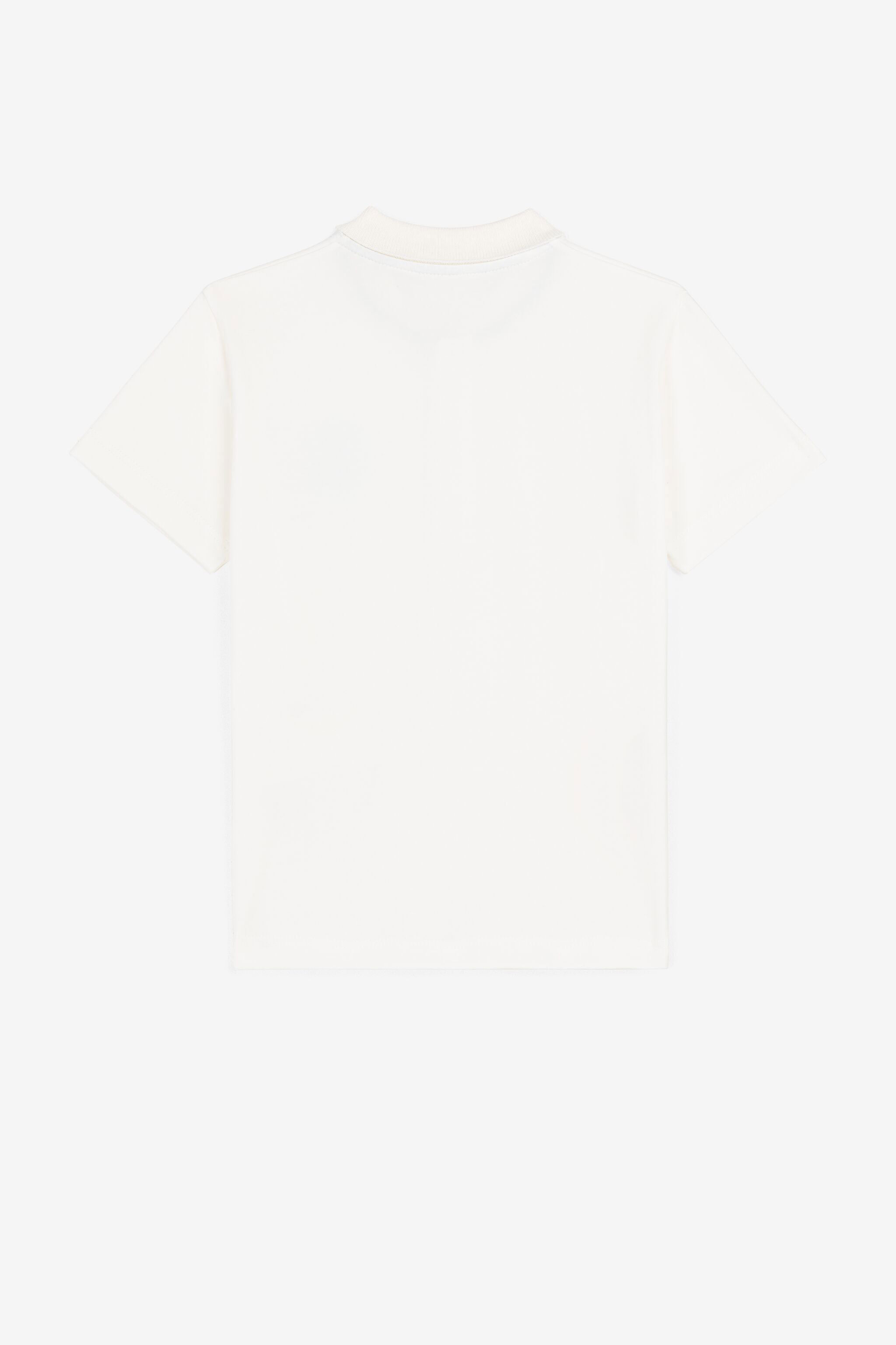 JU RC Monogram-Print Polo Shirt White PJT620-JV025