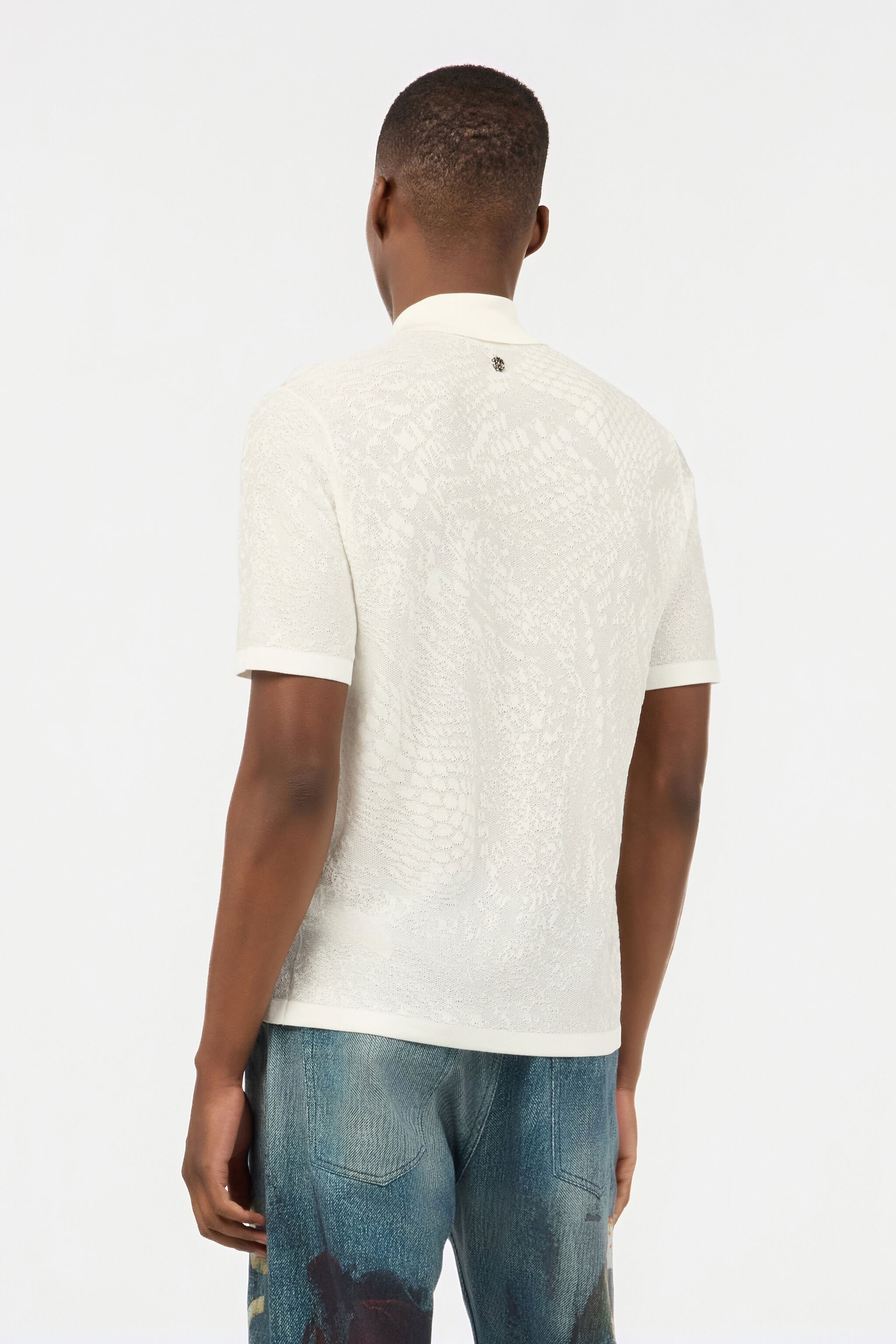 RC Polo With Python Print Ivory URM611-MH014