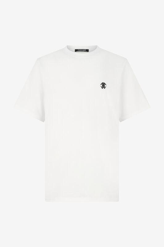 RC T-Shirt with Mirror Snake Monogram Blanc VRT61A-JD060