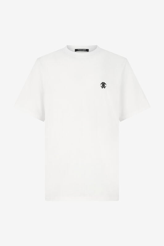 RC T-Shirt with Mirror Snake Monogram RC T-Shirt with Mirror Snake Monogram Blanc VRT61A-JD060