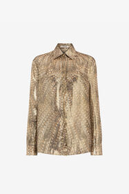 ${brand} Hawk-print metallic shirt ${colorDescription} ${masterID}