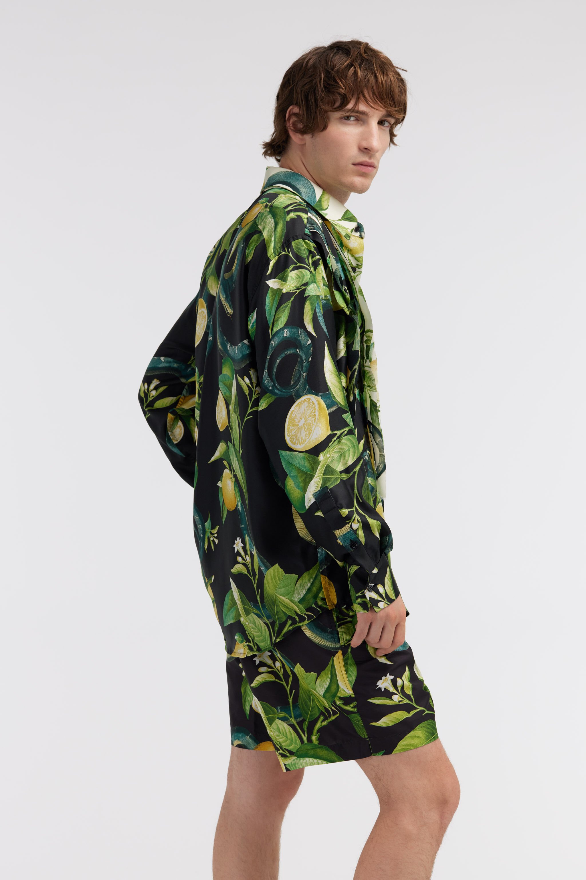 RC Swim shorts with Lemon print Negro SYH00A-5RF75