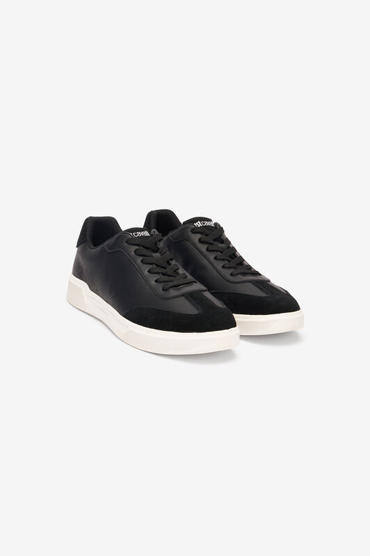 JC Sneakers With Perforated Logo Black UFS017-UF292