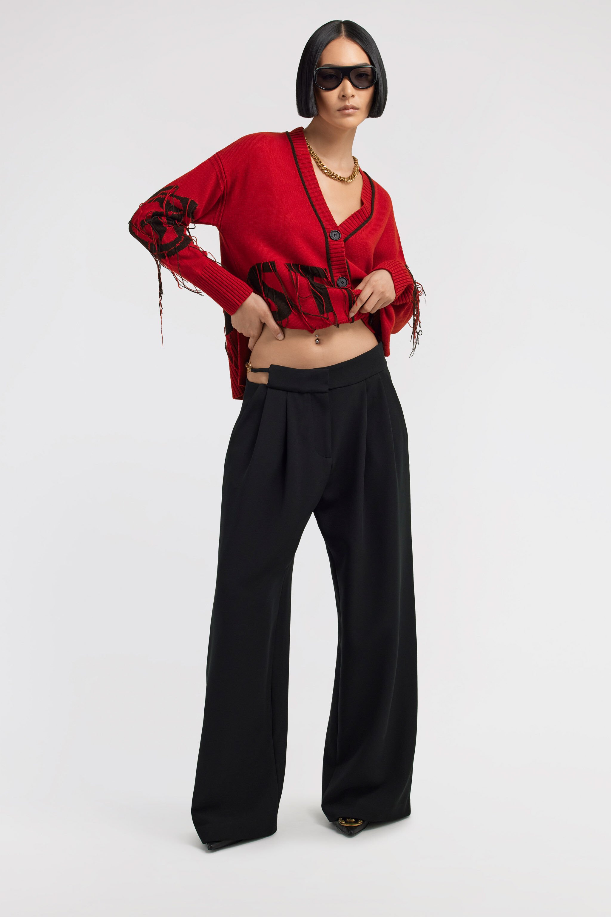 JC Just Cavalli Pants Black TFT083-TF113