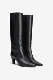 ${brand} Bottes En Cuir Avec Monogramme Mirror Snake ${colorDescription} ${masterID}