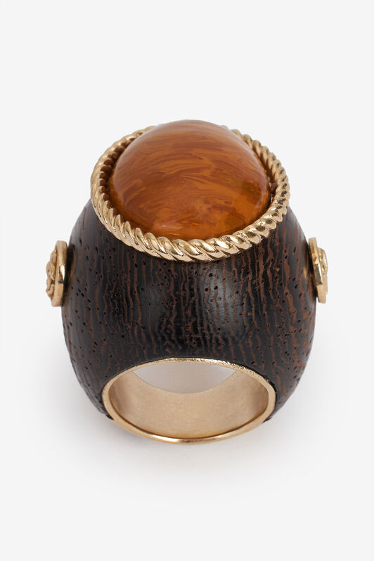 RC Anello in metallo smaltato Oro TKG003-AM021