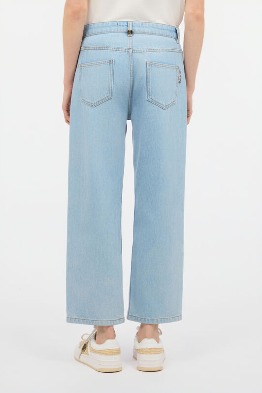 JC Culotte-Jeans Mit Heller Waschung Hellblau UFJ011-UF138