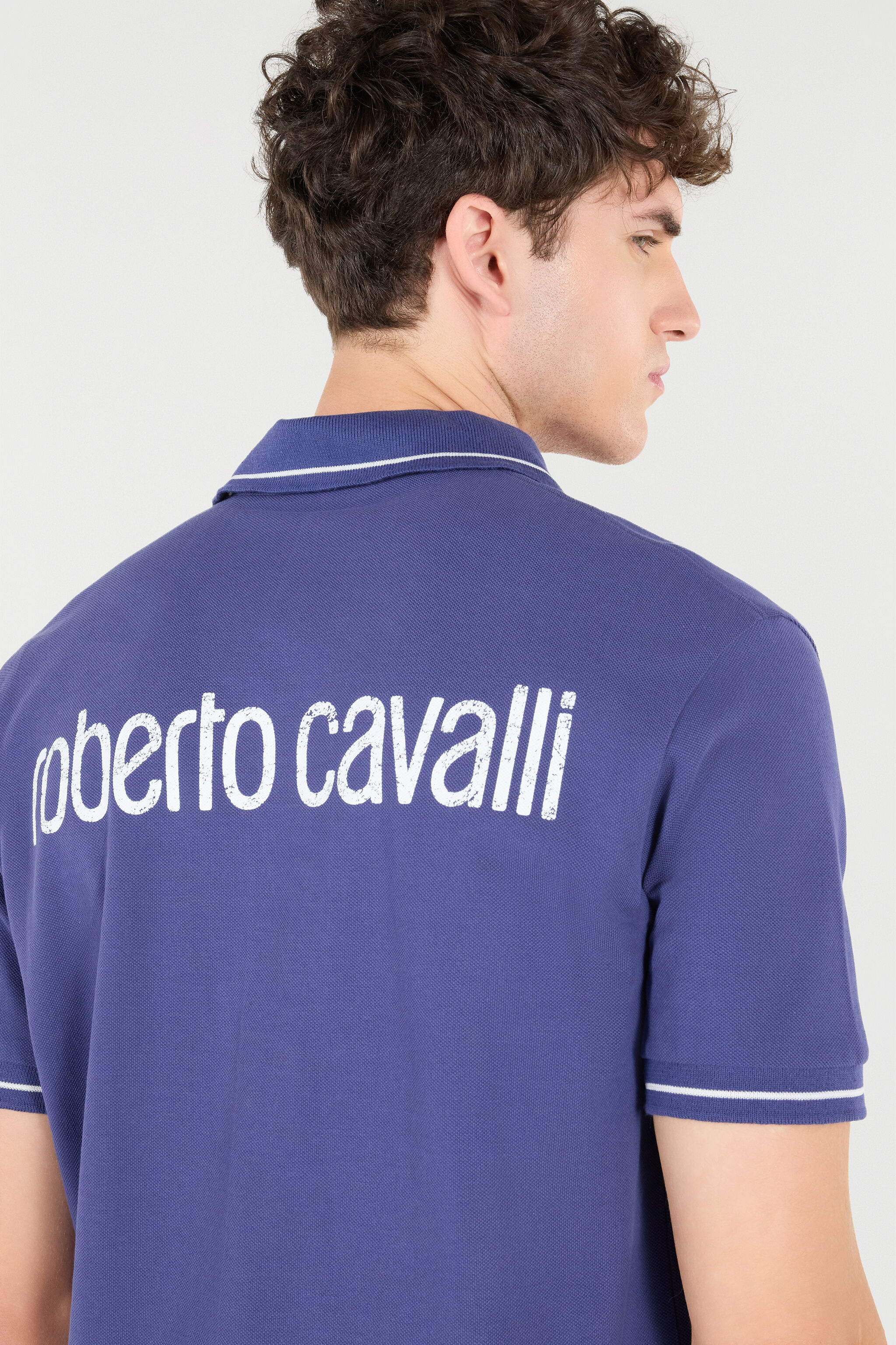 RC Polo With RC Monogram And Logo Dark blue POT64B-KB001