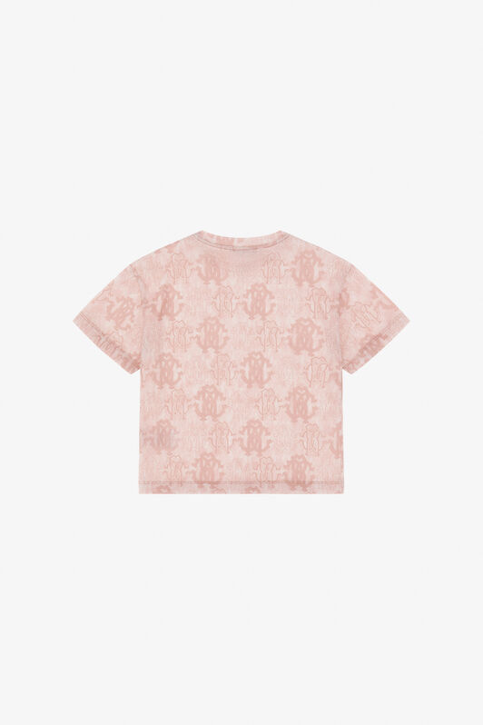 JU RC Logo T-shirt Pink TJT64S-JFM07