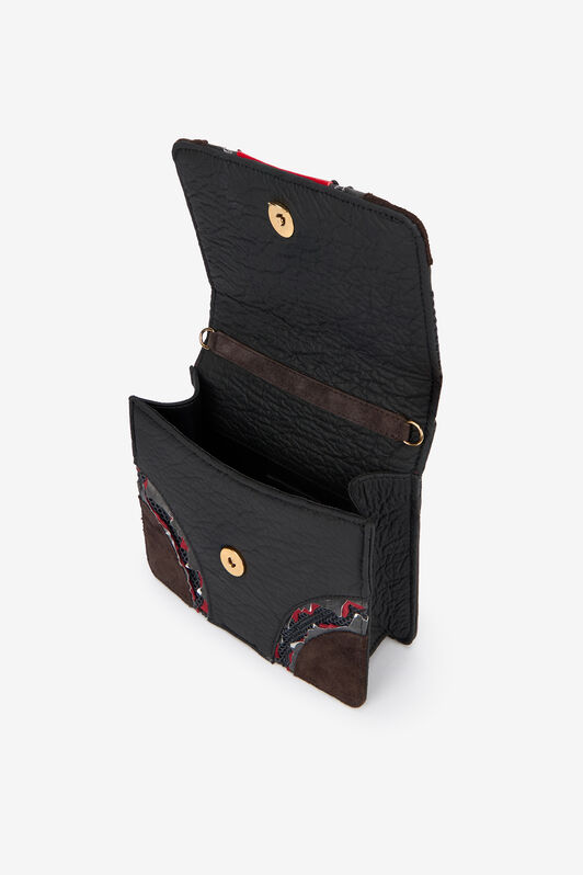 RC Borsa Rossa E Nera Con Serpenti RC Borsa Rossa E Nera Con Serpenti NERO/ROSSO VWB003-PZS69