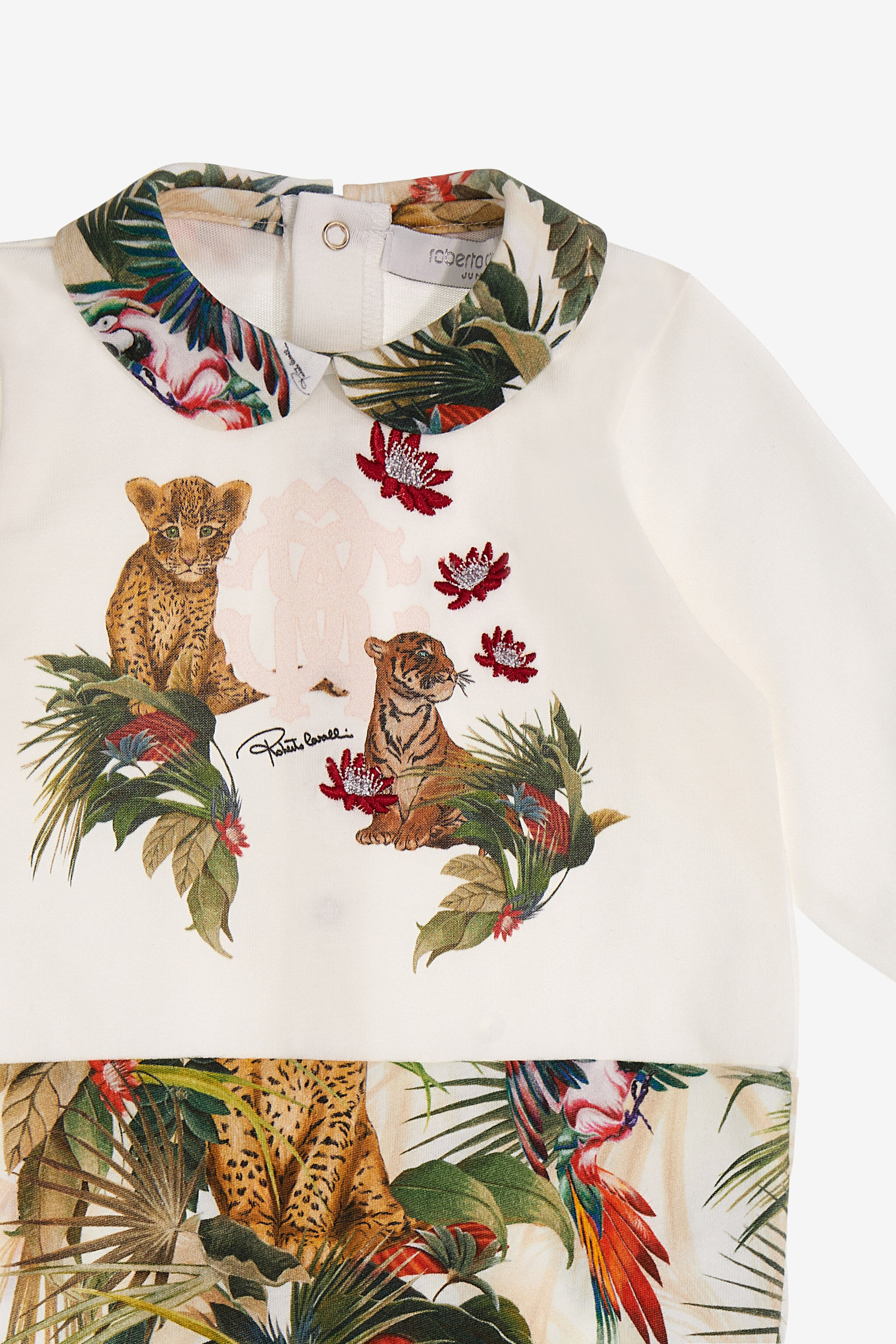 JU Jungle Print Babygrow set Vert SJT846-JD001