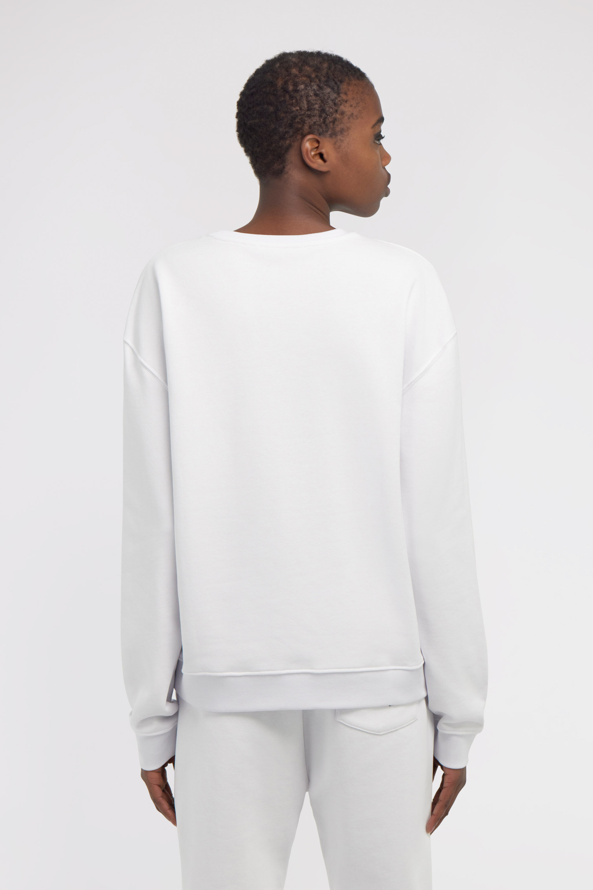 RC Sweatshirt with signature Weiß NOT67D-CF052