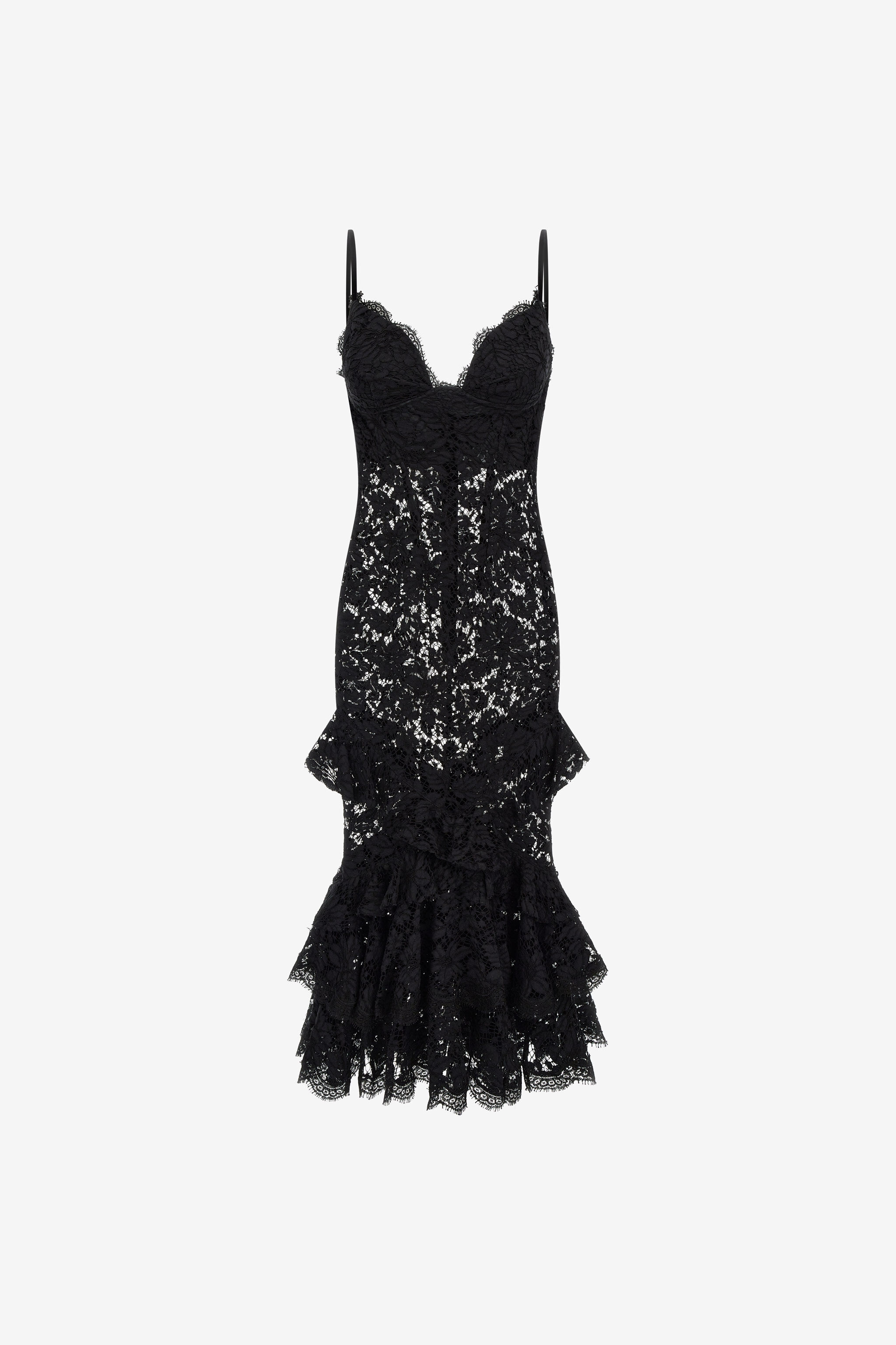 RC Abito in pizzo Nero SKT112-RP001