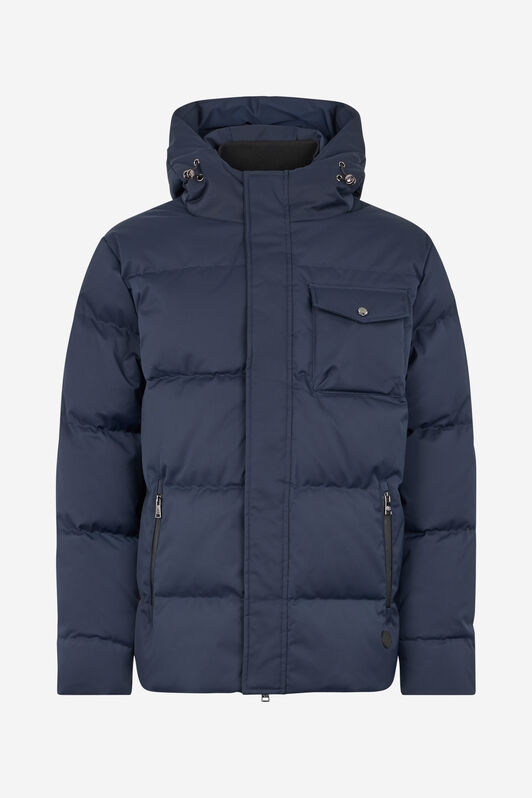 RC Chaqueta Acolchada Azul con Capucha Azul oscuro OOT40F-DJ001