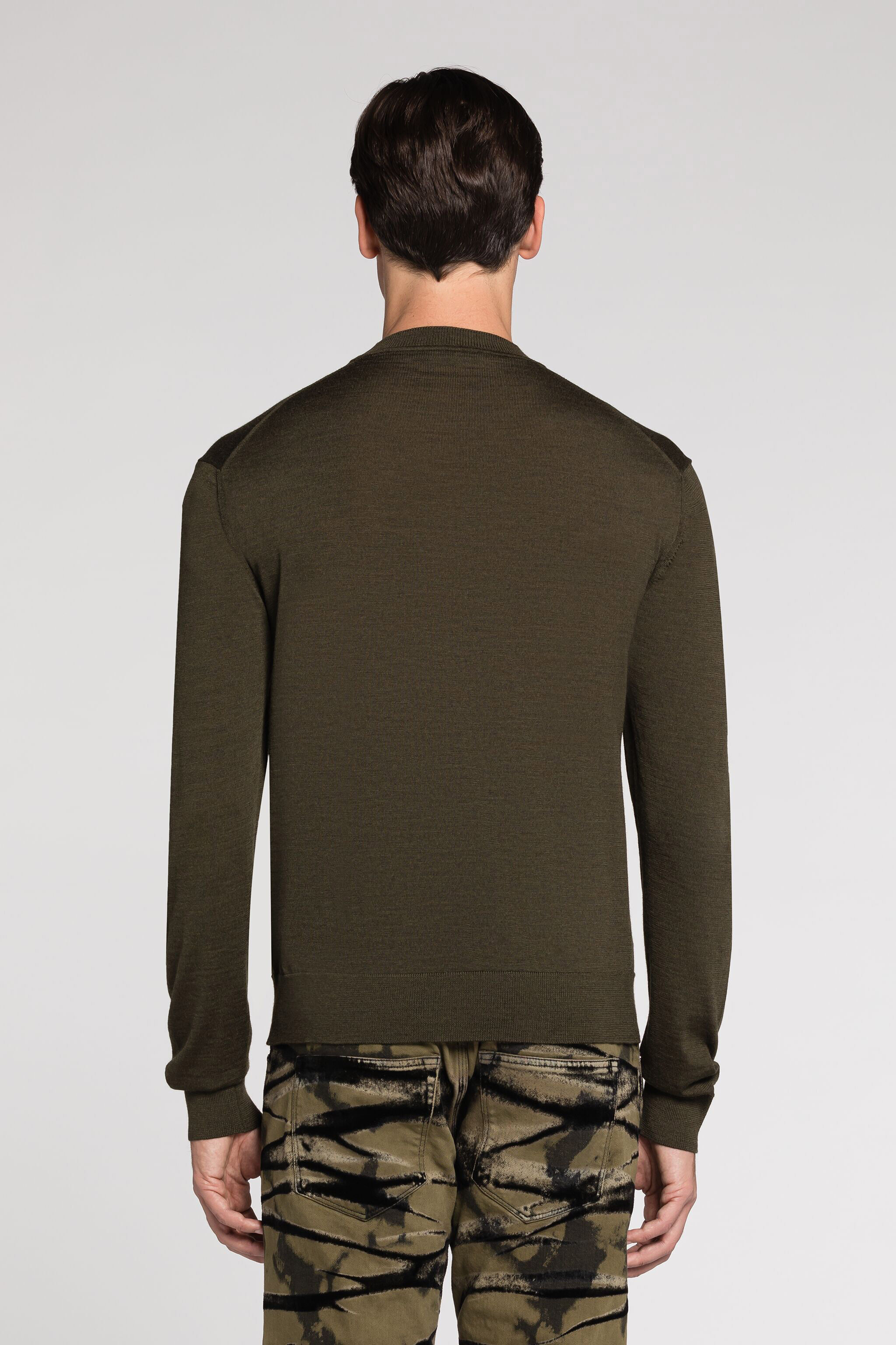 RC RC Monogram Wool Sweater ALMOND RRM610-MQ001