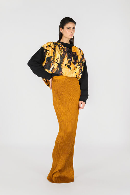 RC Long tight skirt Yellow TWT310-RD034