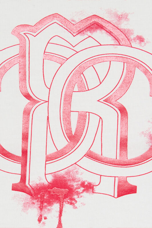 JU T-Shirt Bianco Ottico Con Monogram RC JU T-Shirt Bianco Ottico Con Monogram RC OPTICAL WHITE VJT62J-JD001