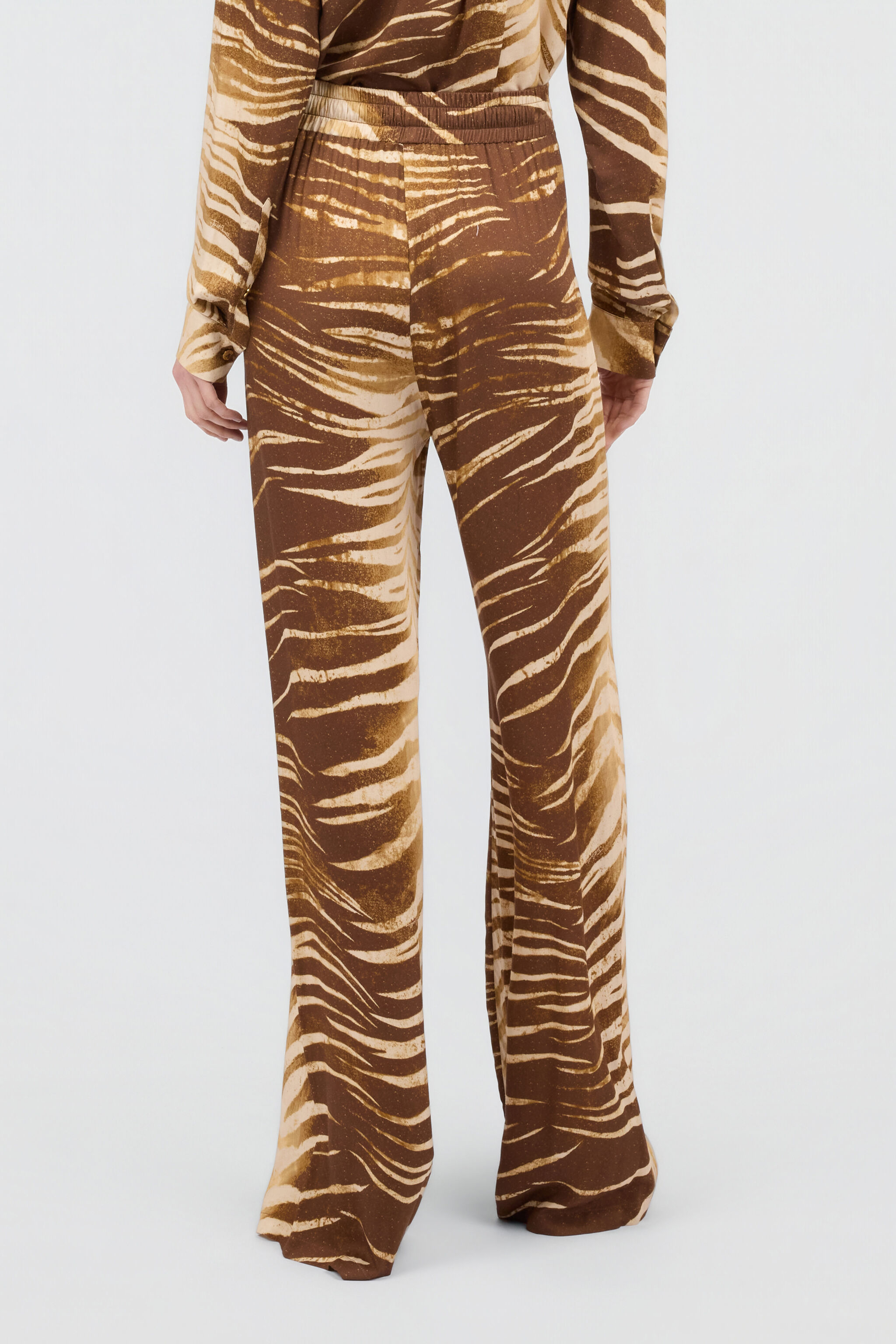 JC Natural Barb Print Trousers SABBIA WFT159-WF506