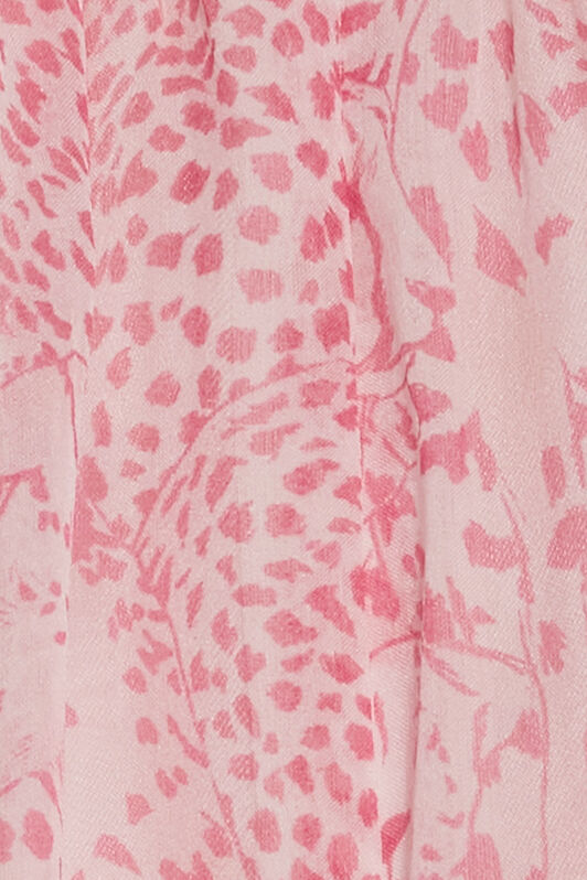 JU Robe En Soie À Imprimé Guépards Rose UJT102-2NO37