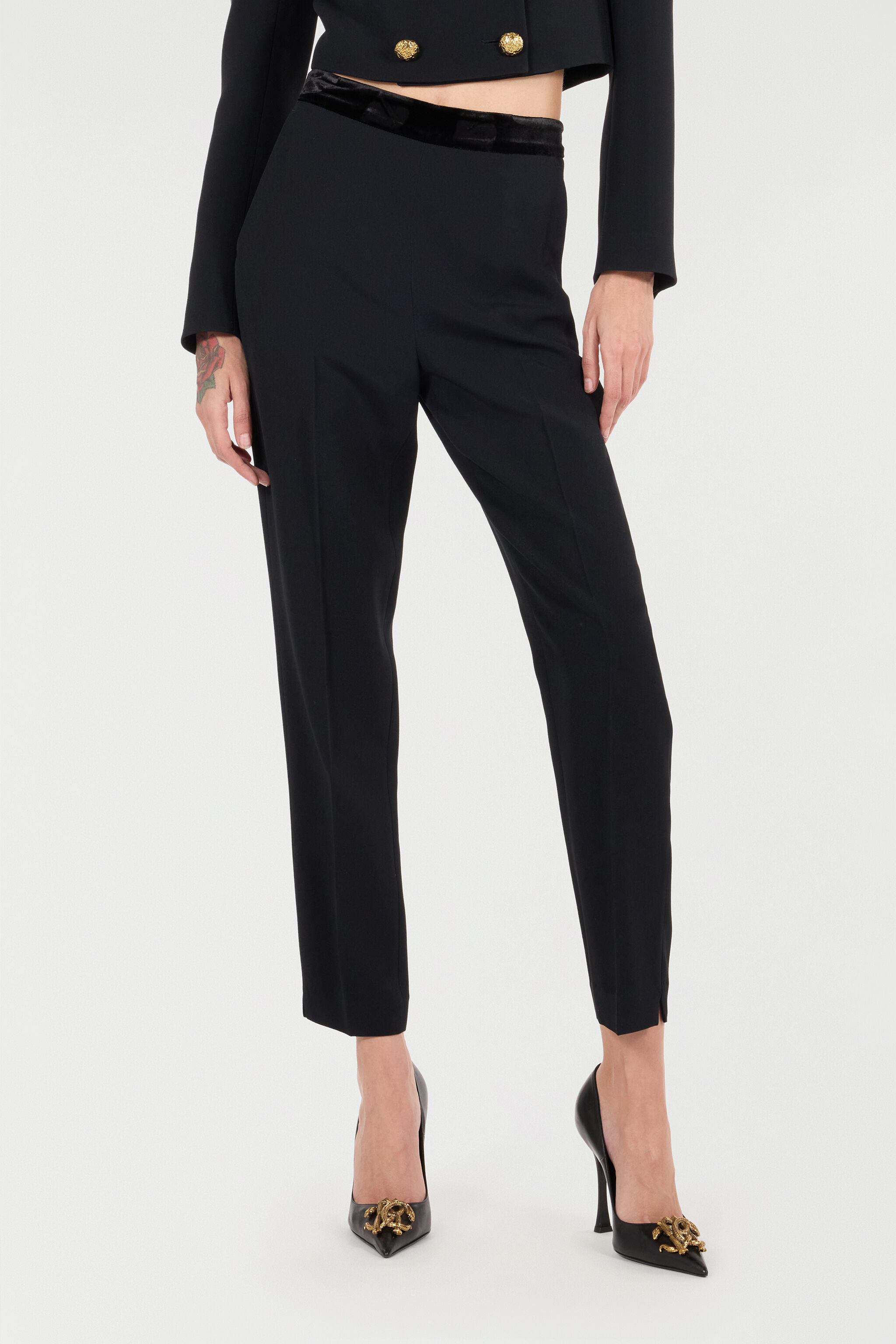 RC Ankle-Length Pants Black UKT203-KU013
