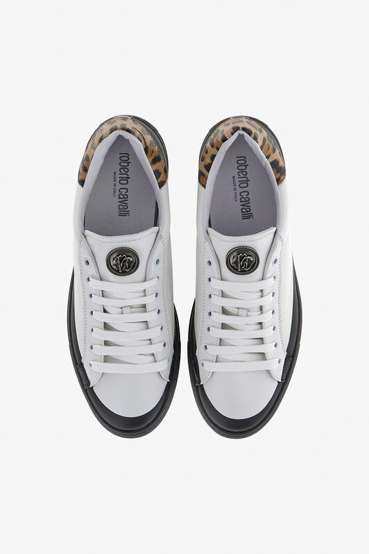 RC Low-top sneakers with Jaguar print RC Low-top sneakers with Jaguar print White/Black RRS011-PZX90