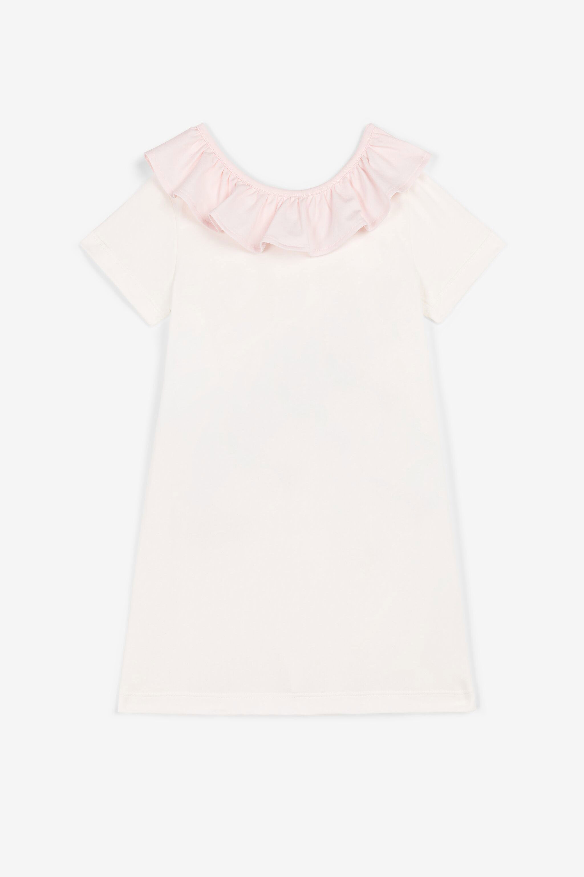 JU Seascape-Print Logo Dress MILKY WHITE OJT144-ISA2J