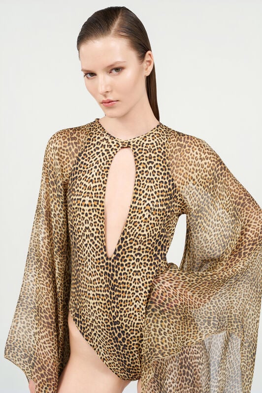 RC Costume Intero Stampa Baby Jaguar RC Costume Intero Stampa Baby Jaguar BROWN WQW003-HVR31