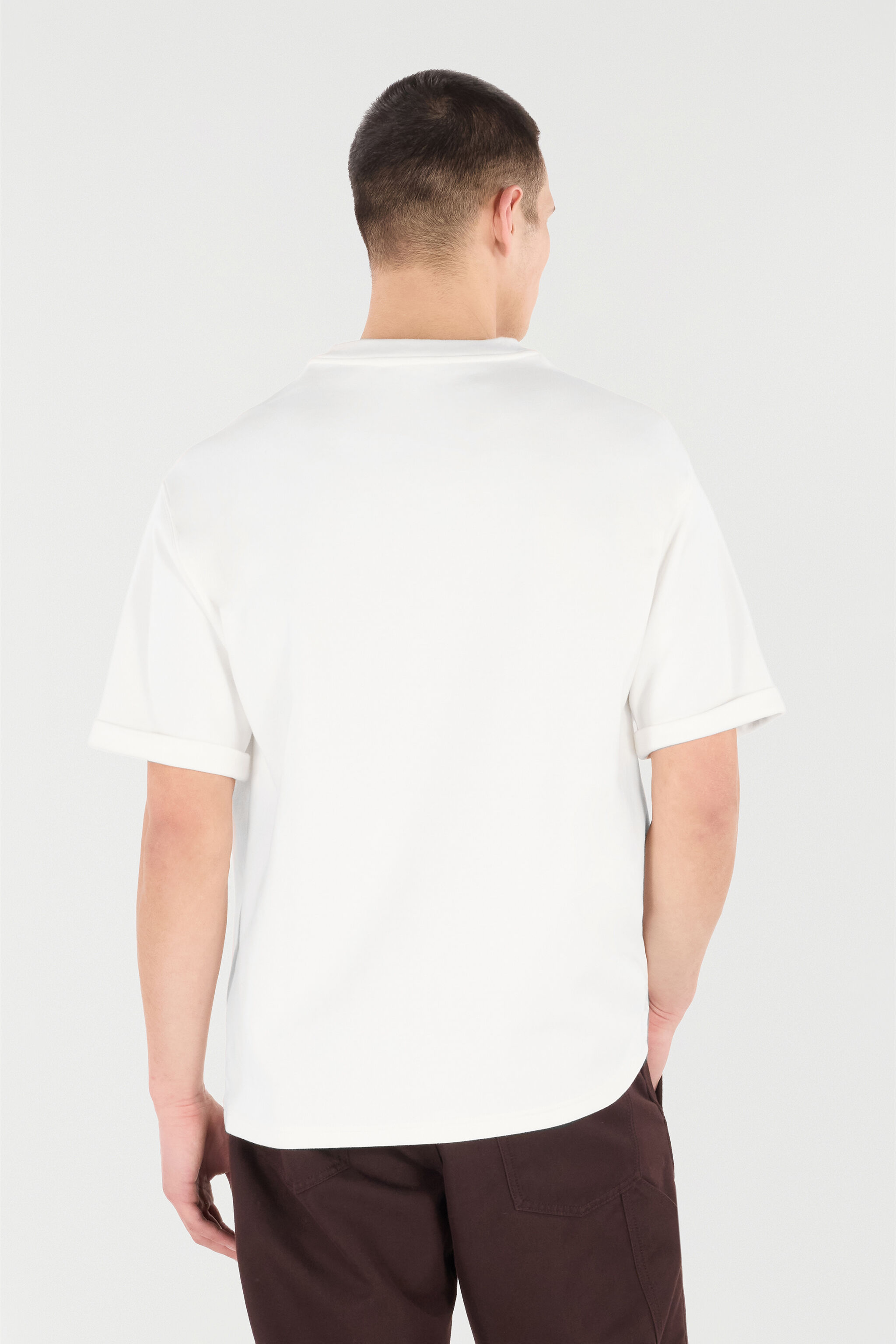 RC T-Shirt with Embroidered Logo White VRT62C-JD070