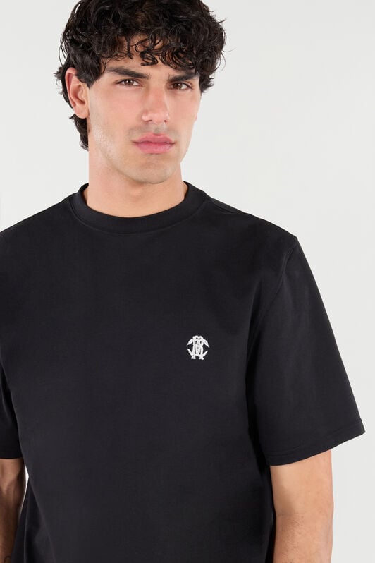 RC T-Shirt with Mirror Snake Monogram RC T-Shirt with Mirror Snake Monogram Black VRT61A-JD060