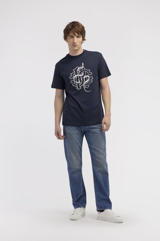 RC T-shirt with Snake print Dark blue NOT60T-JD060
