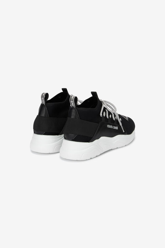 RC Sneakers slip on con lacci Nero POS00B-PZO05