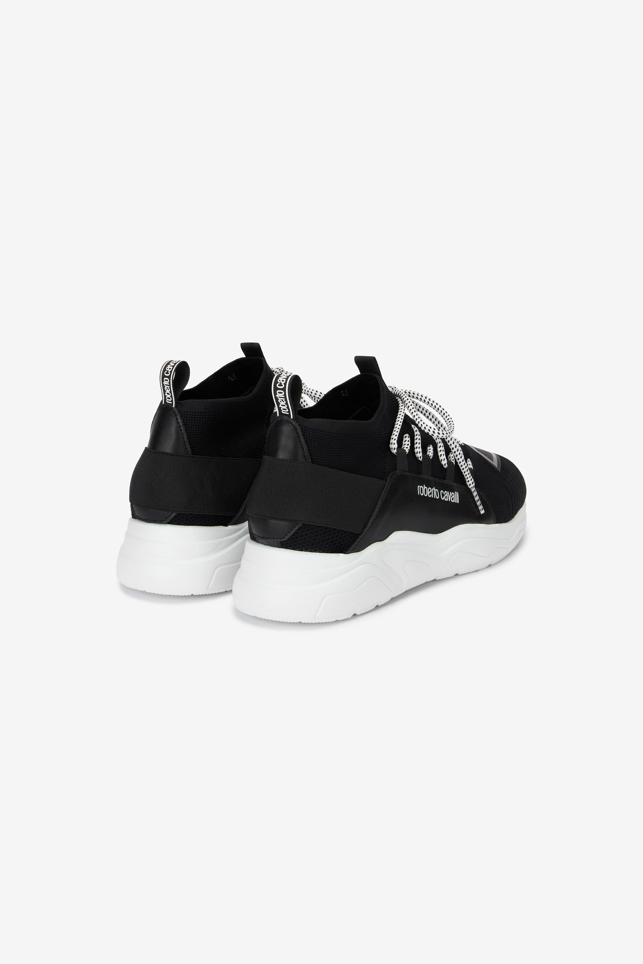 RC Sneakers slip on con lacci Nero POS00B-PZO05