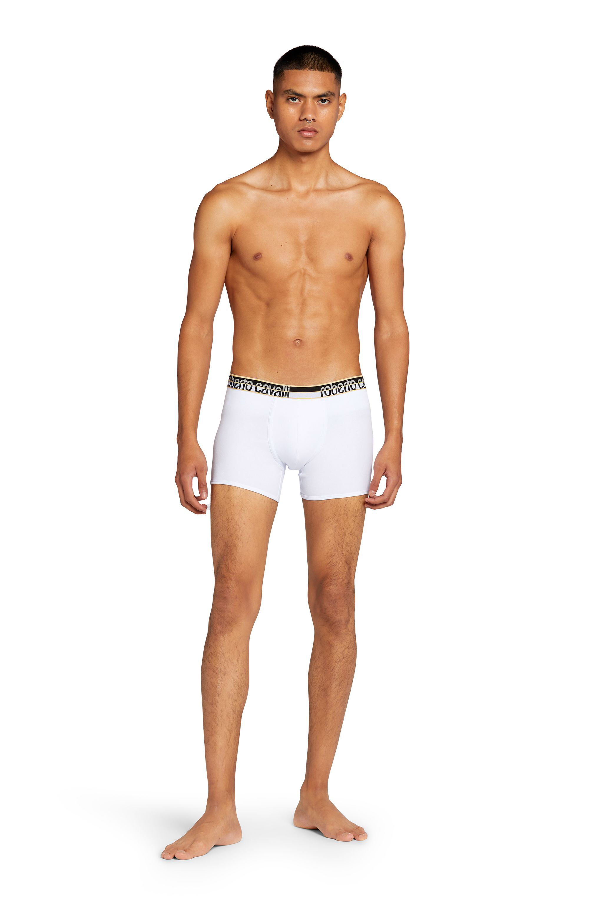 RC Logo-Jacquard Boxer Briefs Weiß ISO00I-JT016