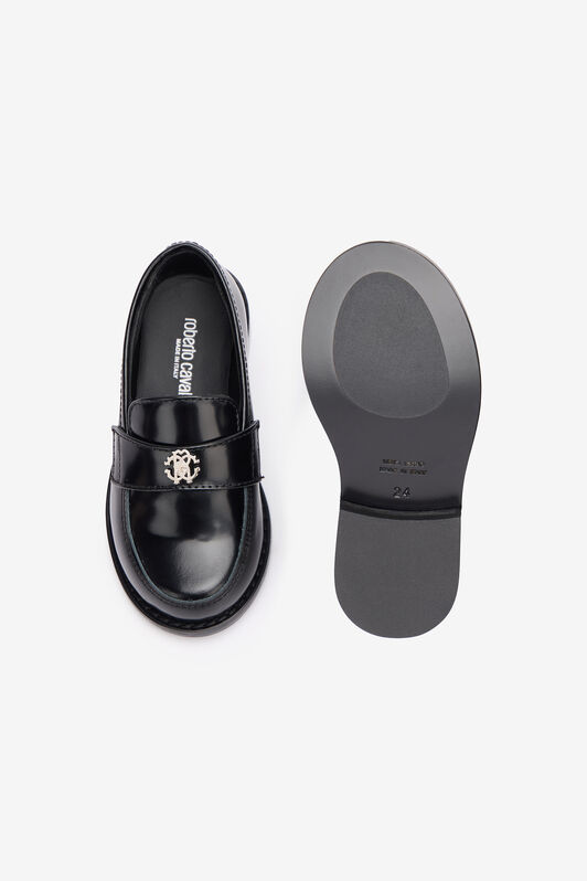 JU Mocassini Con Monogram RC BLACK TJS03O-PZJ02