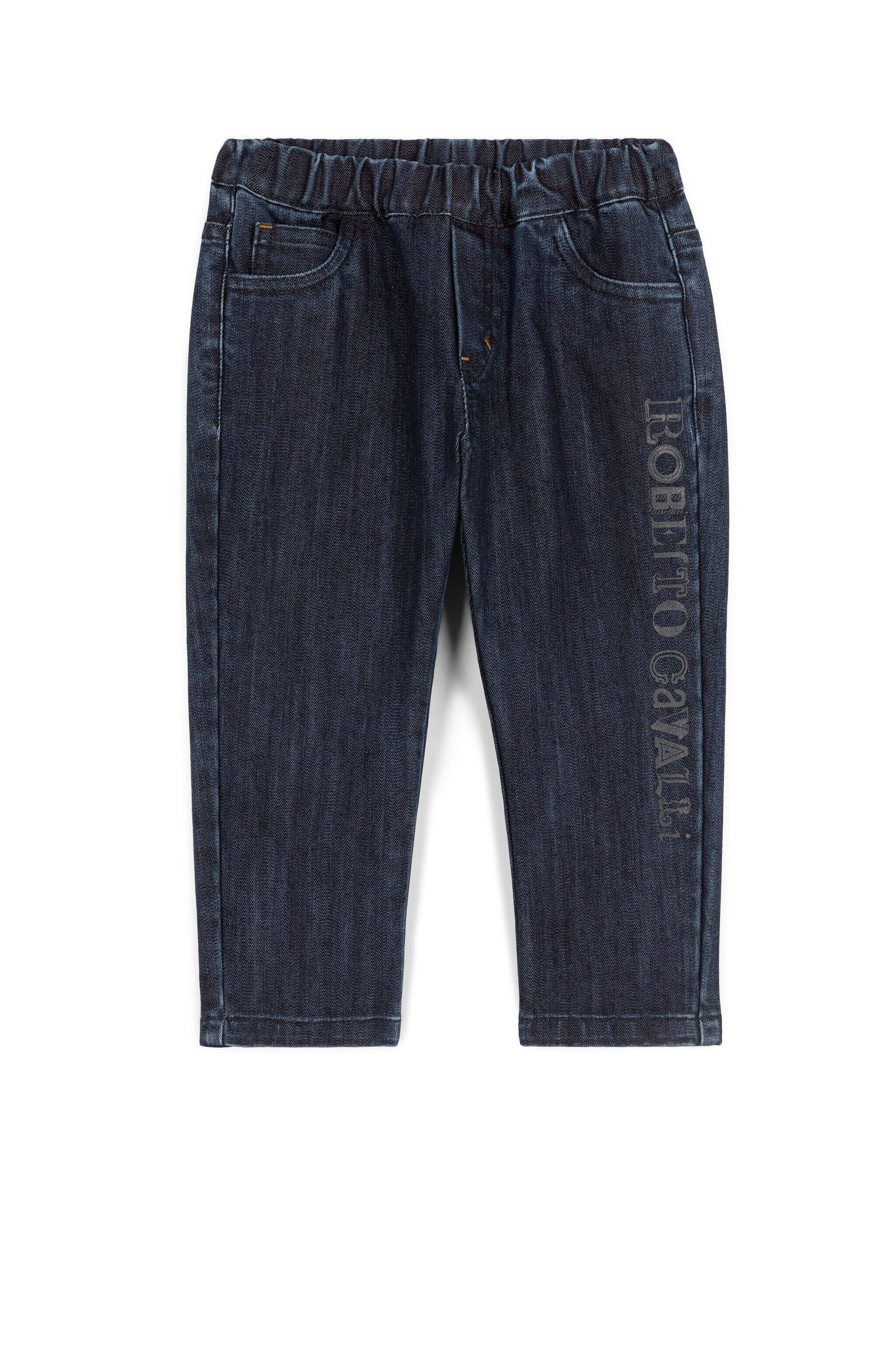JU Logo-Print Jeans MEDIUM BLUE MJJ275-DS029