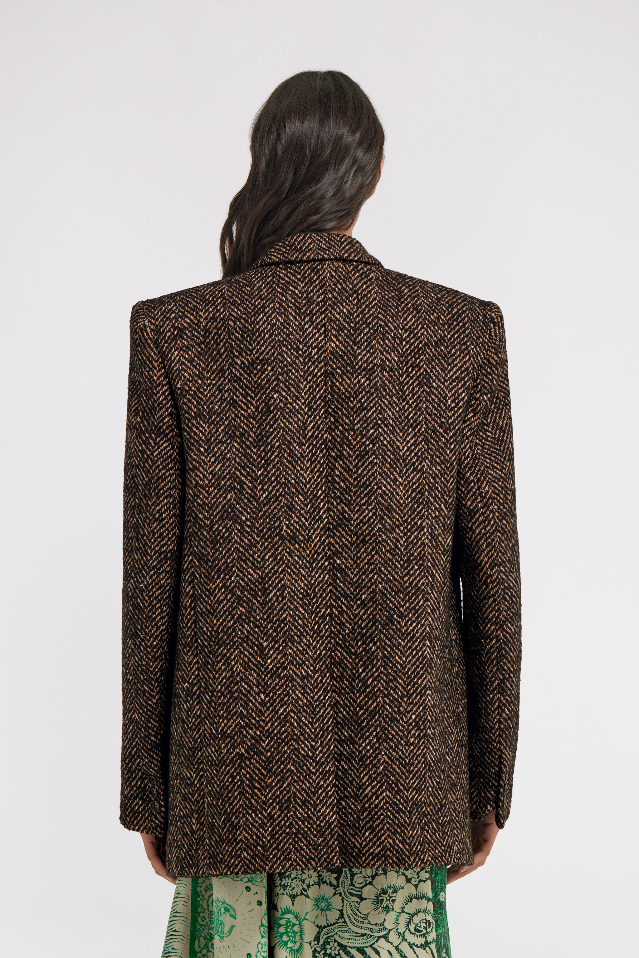 RC Blazer in Tweed Marrone scuro TKT402-WP053