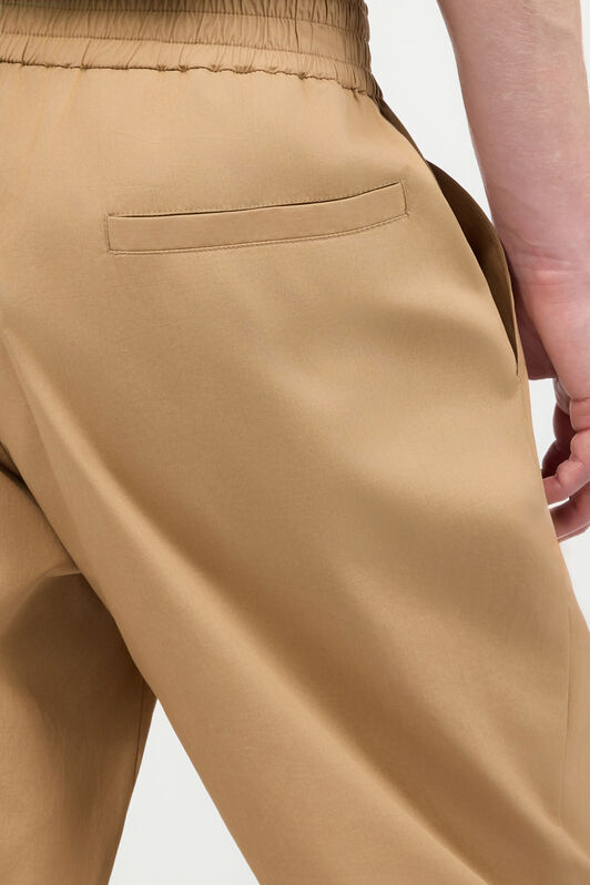 JC Cotton Pants With Front Logo Brown UFT005-UF019