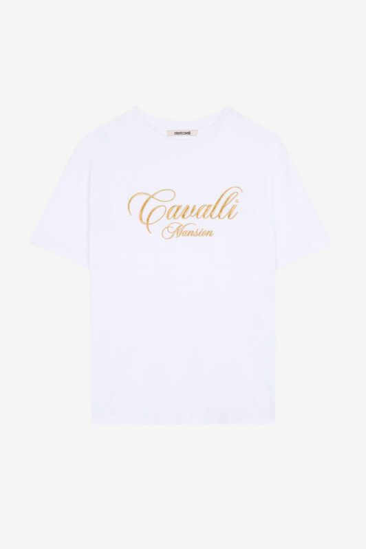 RC Logo-Embroidered Cotton T-Shirt RC Logo-Embroidered Cotton T-Shirt White OKT61A-JD060