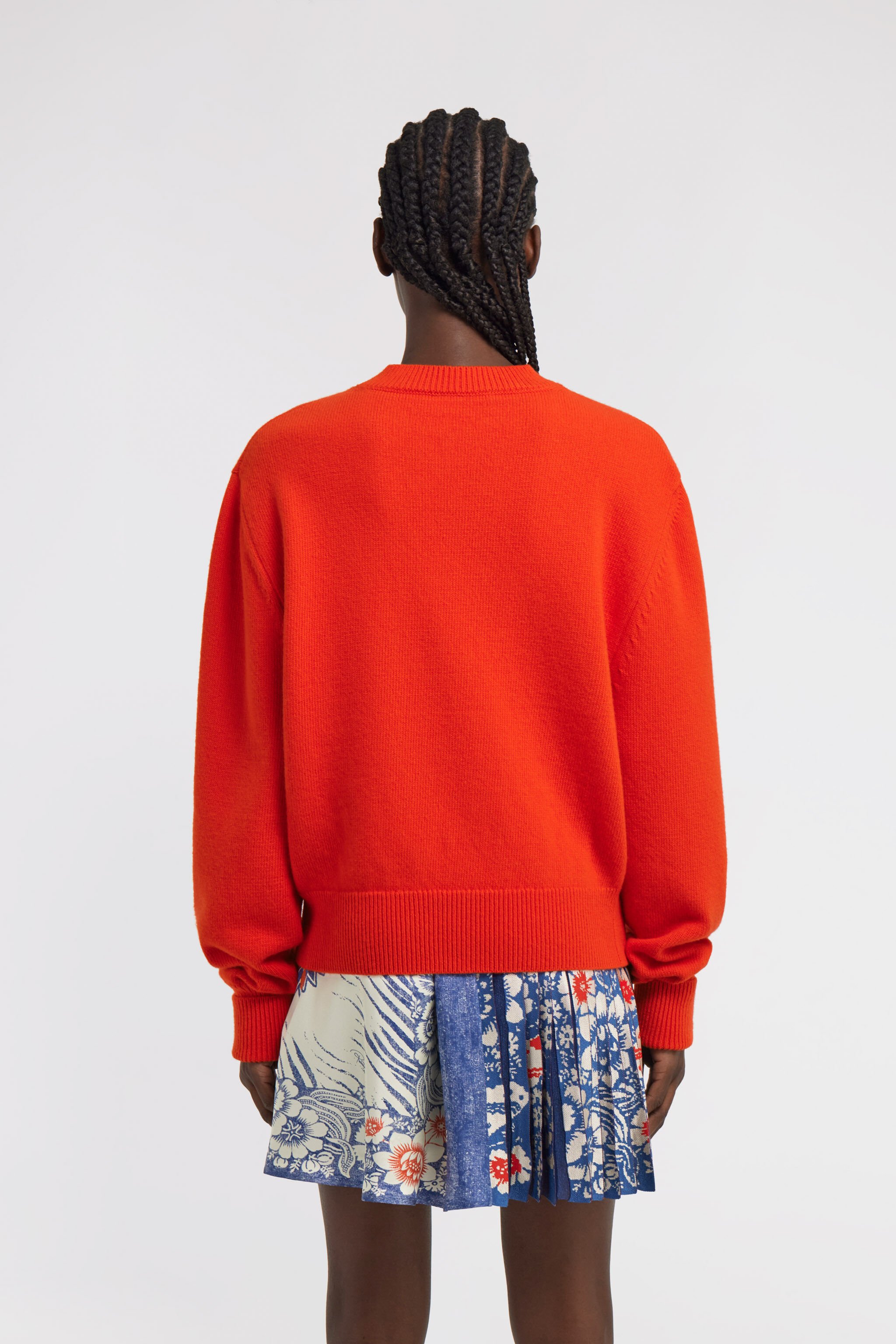 RC Kurzer Strickpullover Rot TKM623-MQ001