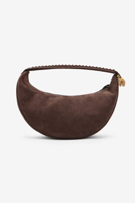 RC Roar Hobo Bag in Suede Leather RC Roar Hobo Bag in Suede Leather Brown VKB006-PC002