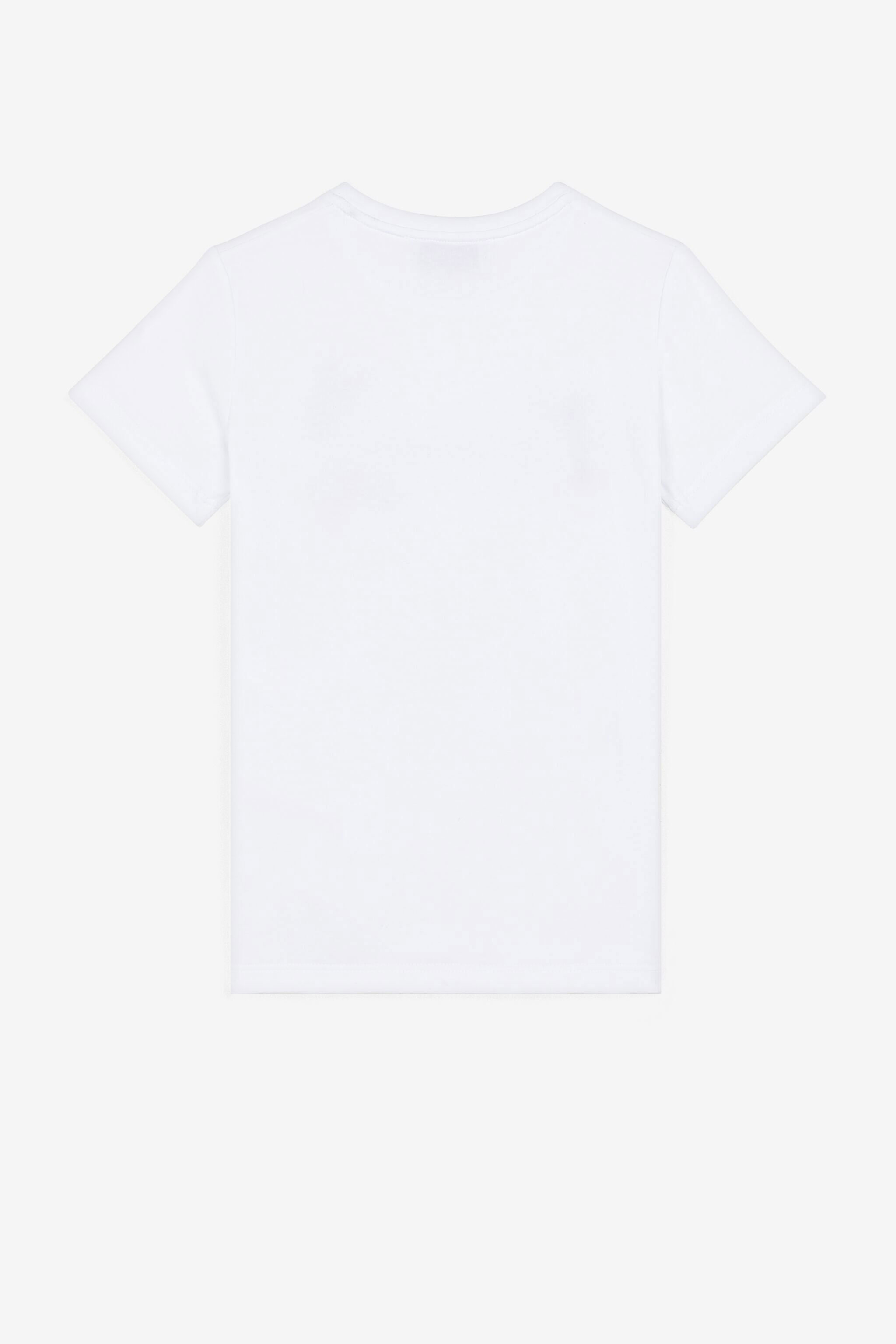 JU T-Shirt mit Logo-Print Weiß QJT610-JV025