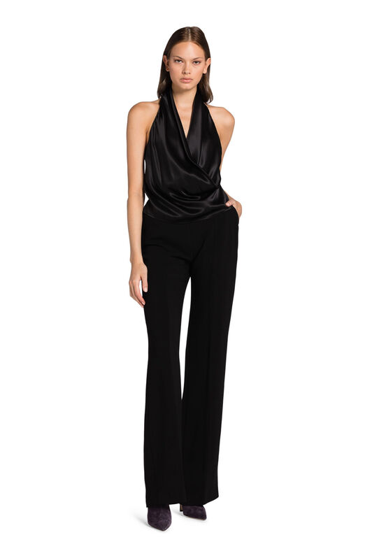 CL Straight-Leg Trousers NERO FXLWAL-IWASJ