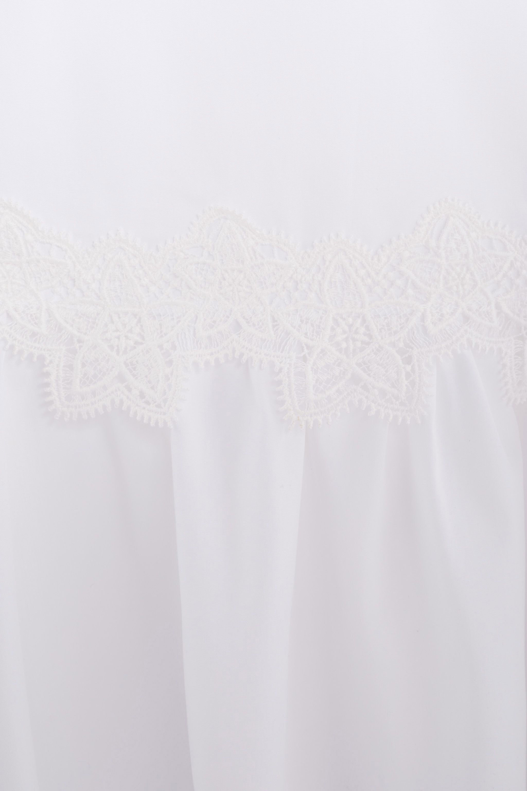 JU Abito con ricami WHITE IJT10E-FN054