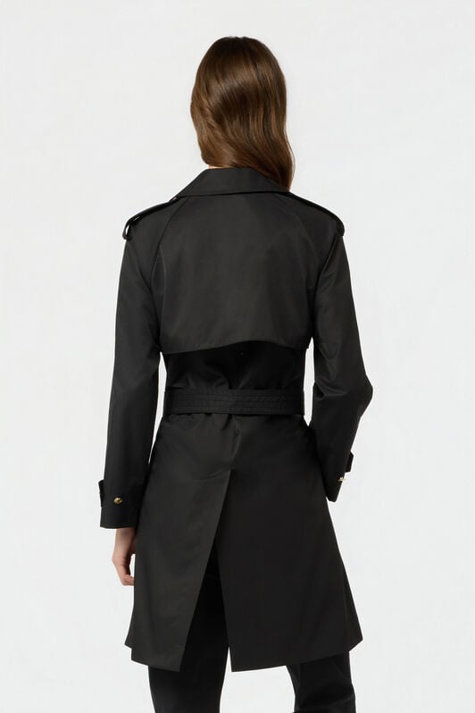 RC Black Trench Coat BLACK SOT50B-FA110